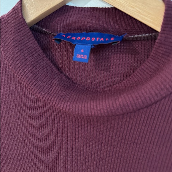 Aeropostale Womens Ruffle Basic Long sleeve, size Small - Picture 4 of 7